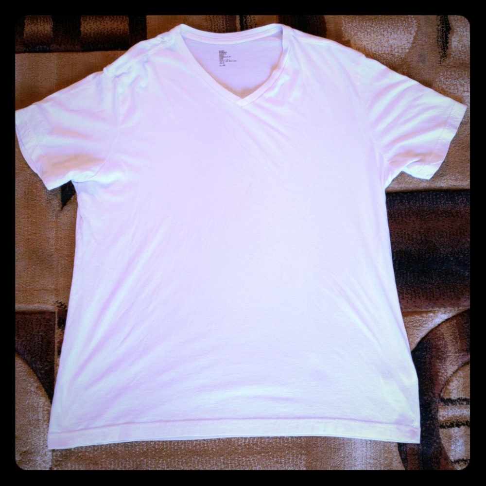 White V-Neck Shirt